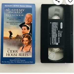 The Cider House Rules, 1999 Vintage VHS, New